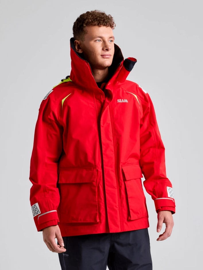 SLAM Clothing A woman gliding on a Fliteboard in the ocean.