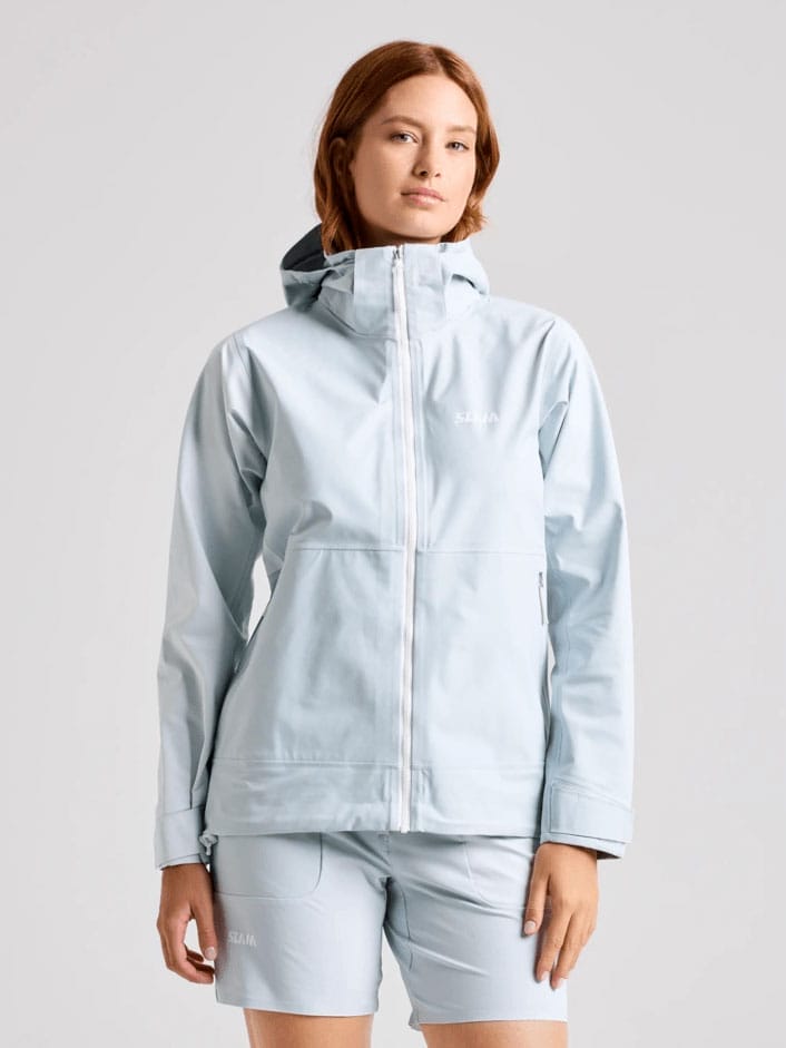 SLAM Clothing A woman gliding on a Fliteboard in the ocean.