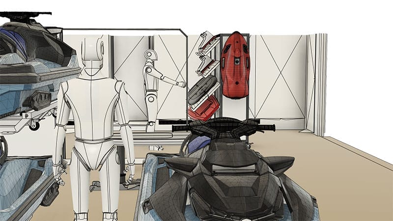 Yacht Garage Layout Design