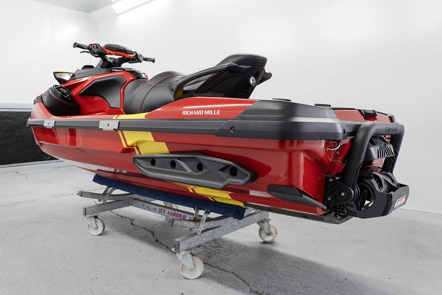 Ferrari themed jet ski