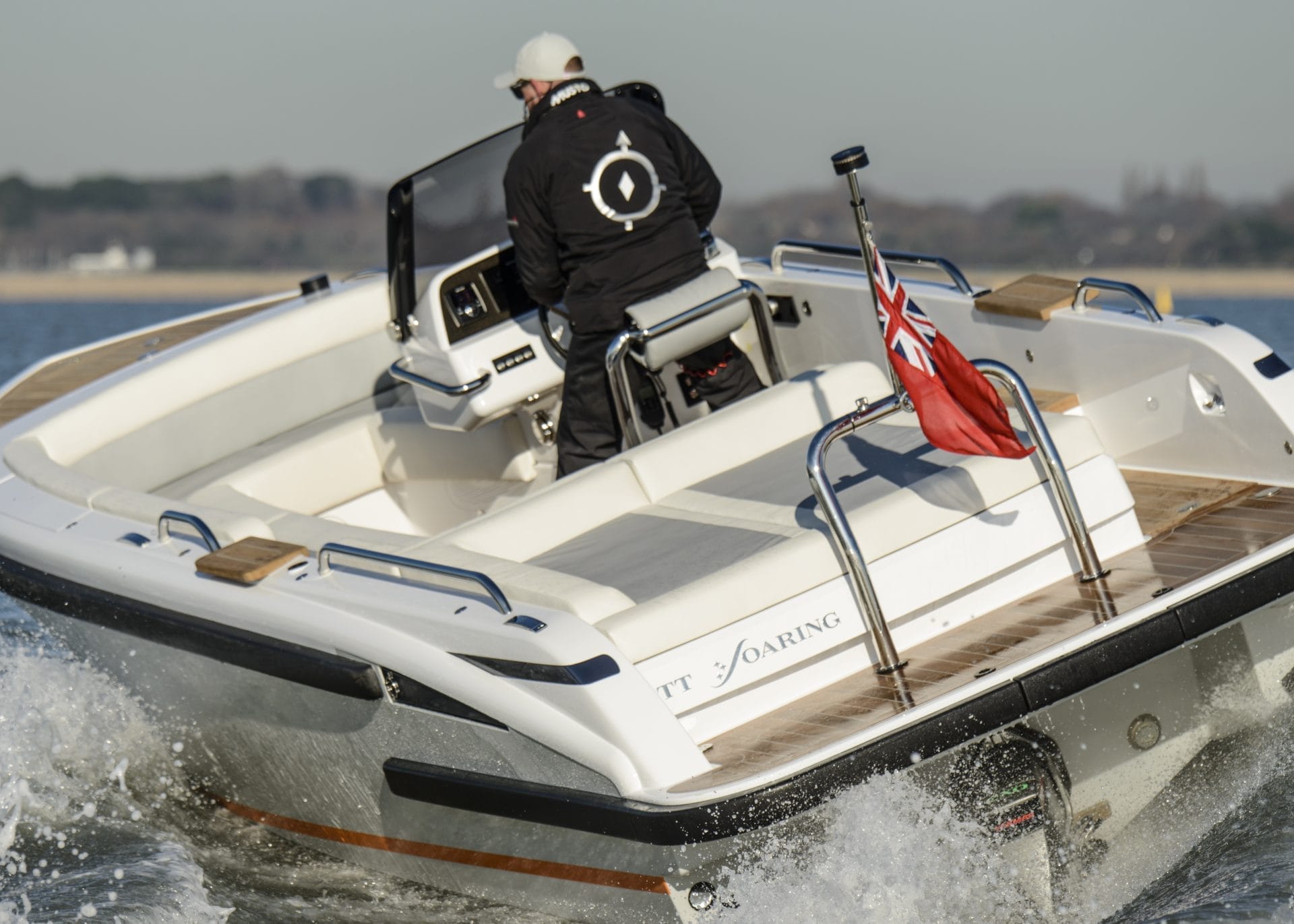 Compass Tender 7.5 m Stern view